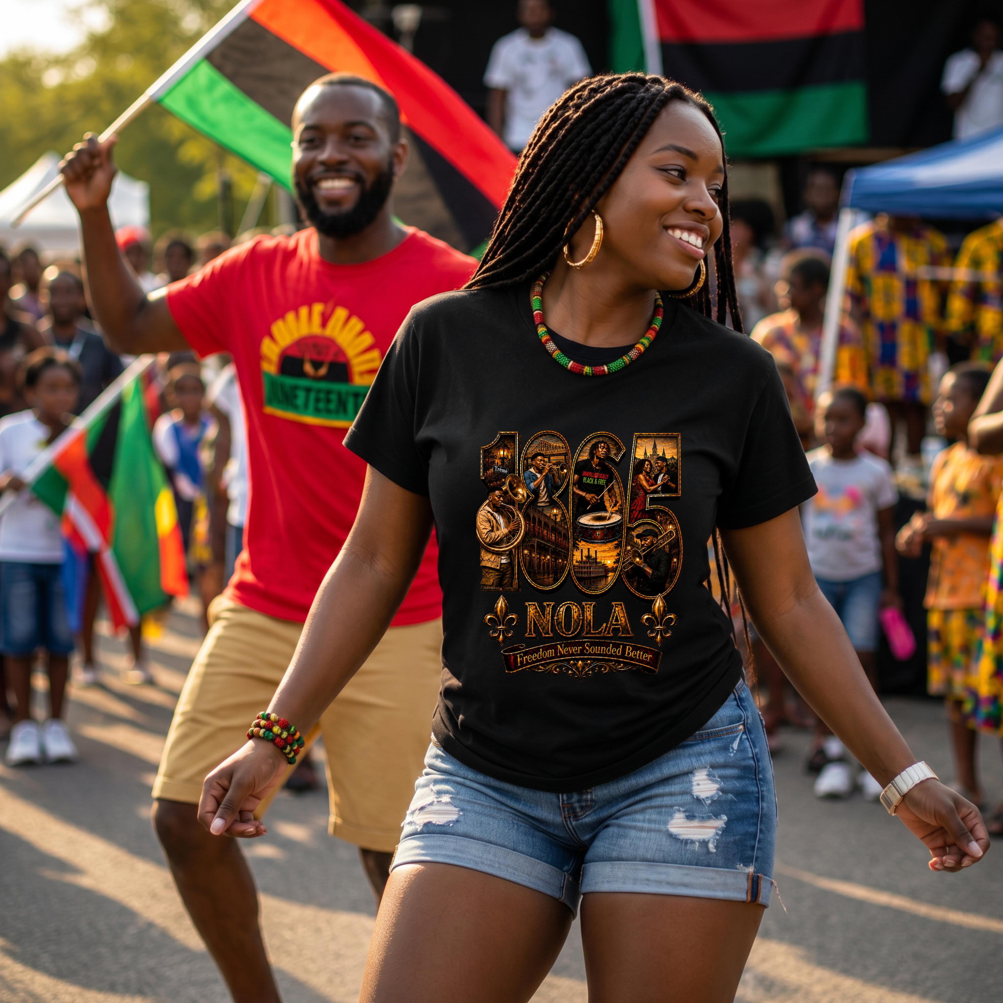 New Orleans Juneteenth Tee